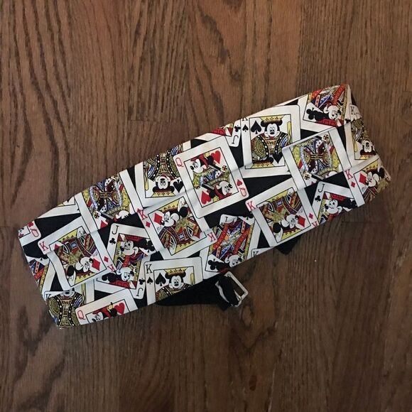 Disney Mickey Mouse Silk Cummerbund Vegas theme - Picture 1 of 7